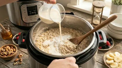 Dump & Go Instant Pot Oatmeal Recipe (Zero Effort)