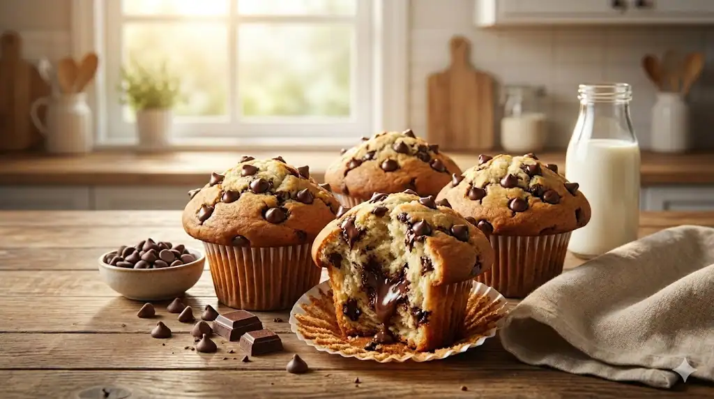 The Viral Choc Chip Muffins Recipe That Bakeries Want To Keep Secret